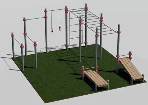  Спортивный уличный комплекс Оптима 2 3
