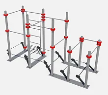 Переносной спортивный комплекс 2,52м×1,3м×0,25м - ПСК001