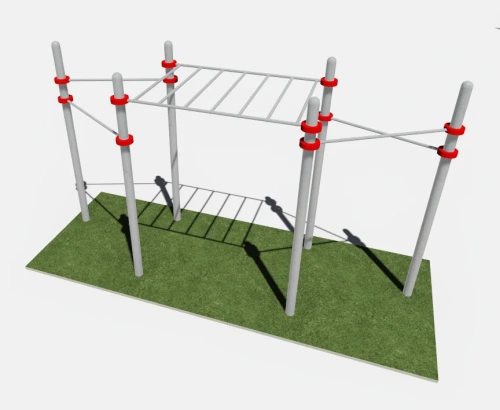 Четыре турника и рукоход