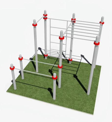 Комплекс «Рукоход, шведская стенка,турник и брусья» для воркаута