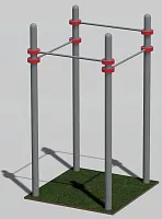 Уличный турник квадрат